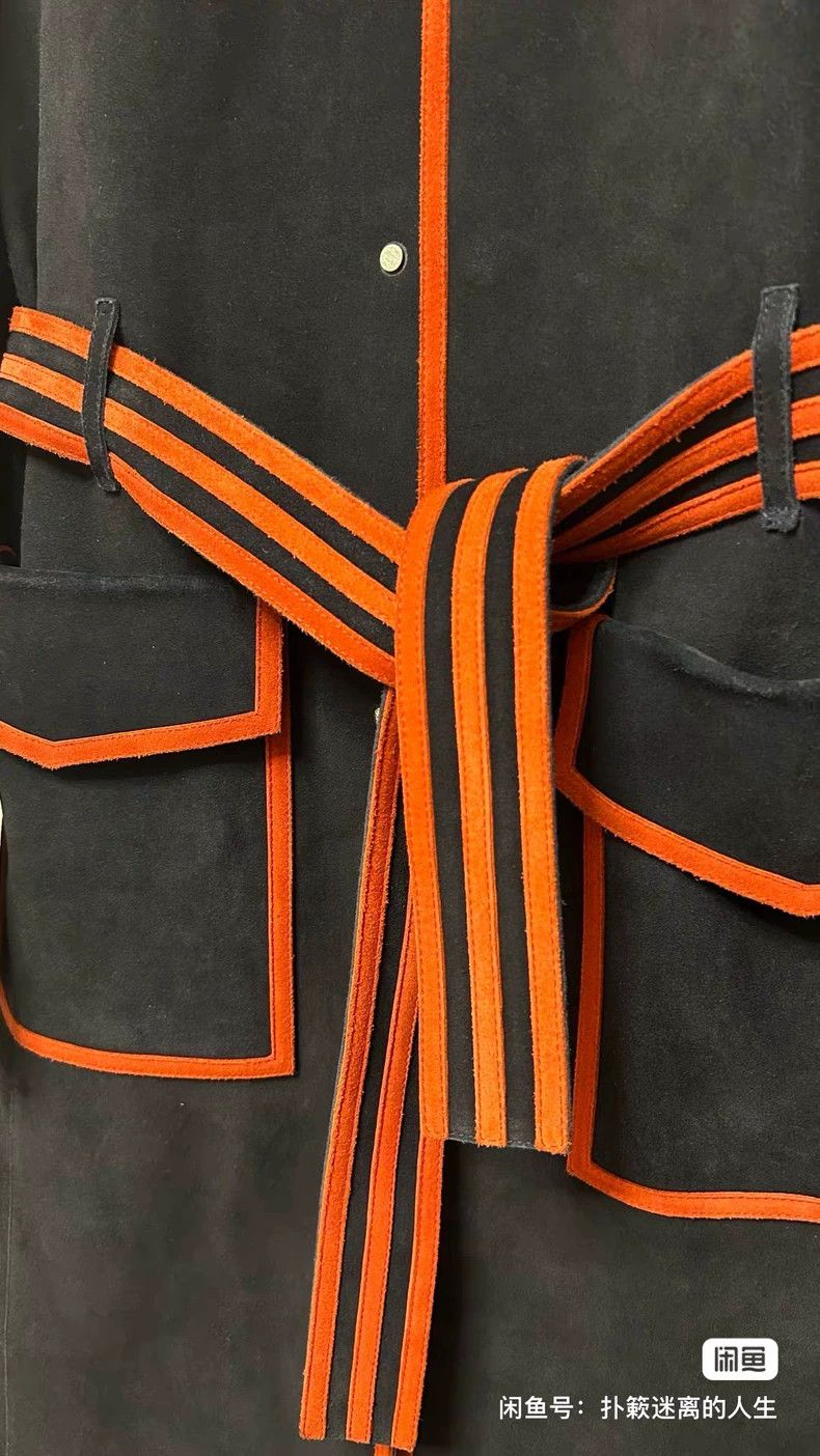 Loewe LOEWE A leather windbreaker Size L / US 10 / IT 46 - 4 Thumbnail