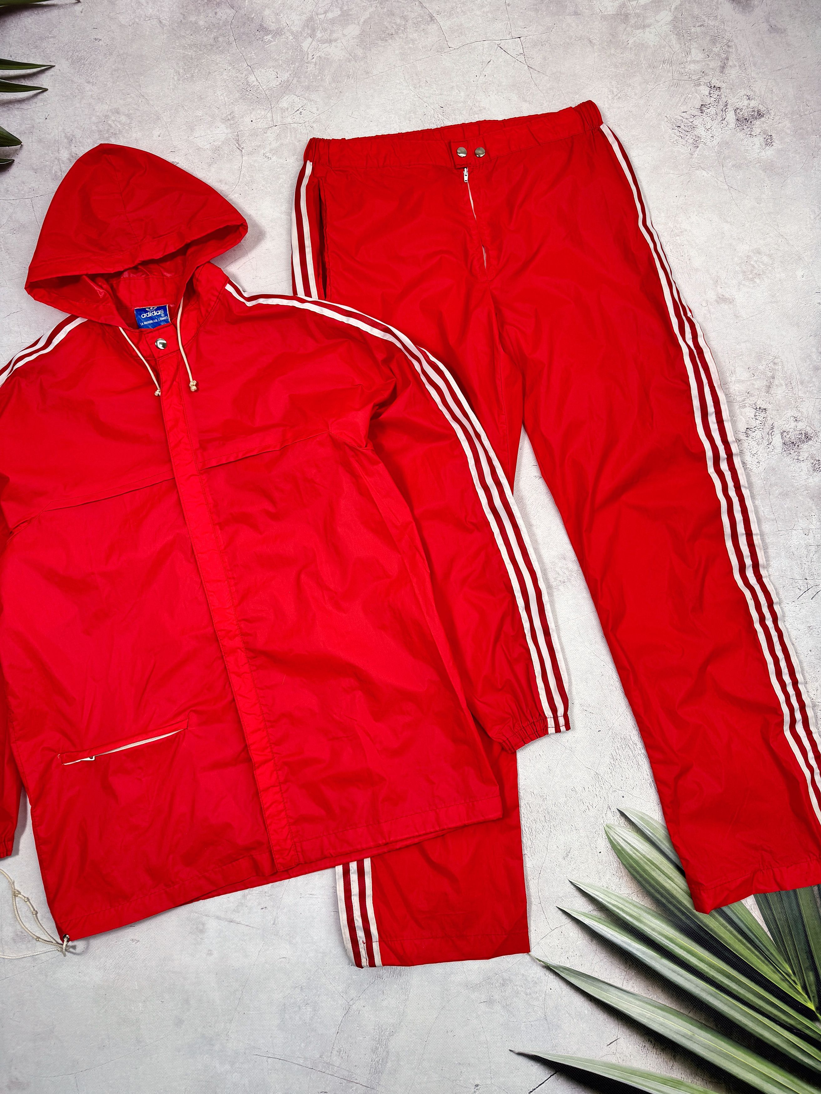 Adidas × Vintage Vintage 80s Adidas Ventex Track Suit France Size US S / EU 44-46 / 1 - 2 Thumbnail