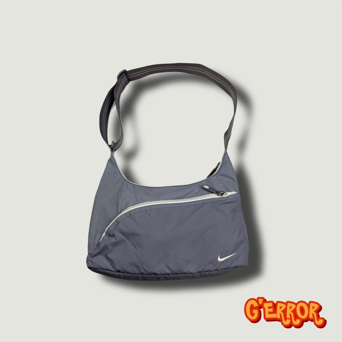 00S Nike Vintage Center Swoosh Drill Bag Crossbody Y2K in Purple, Men's