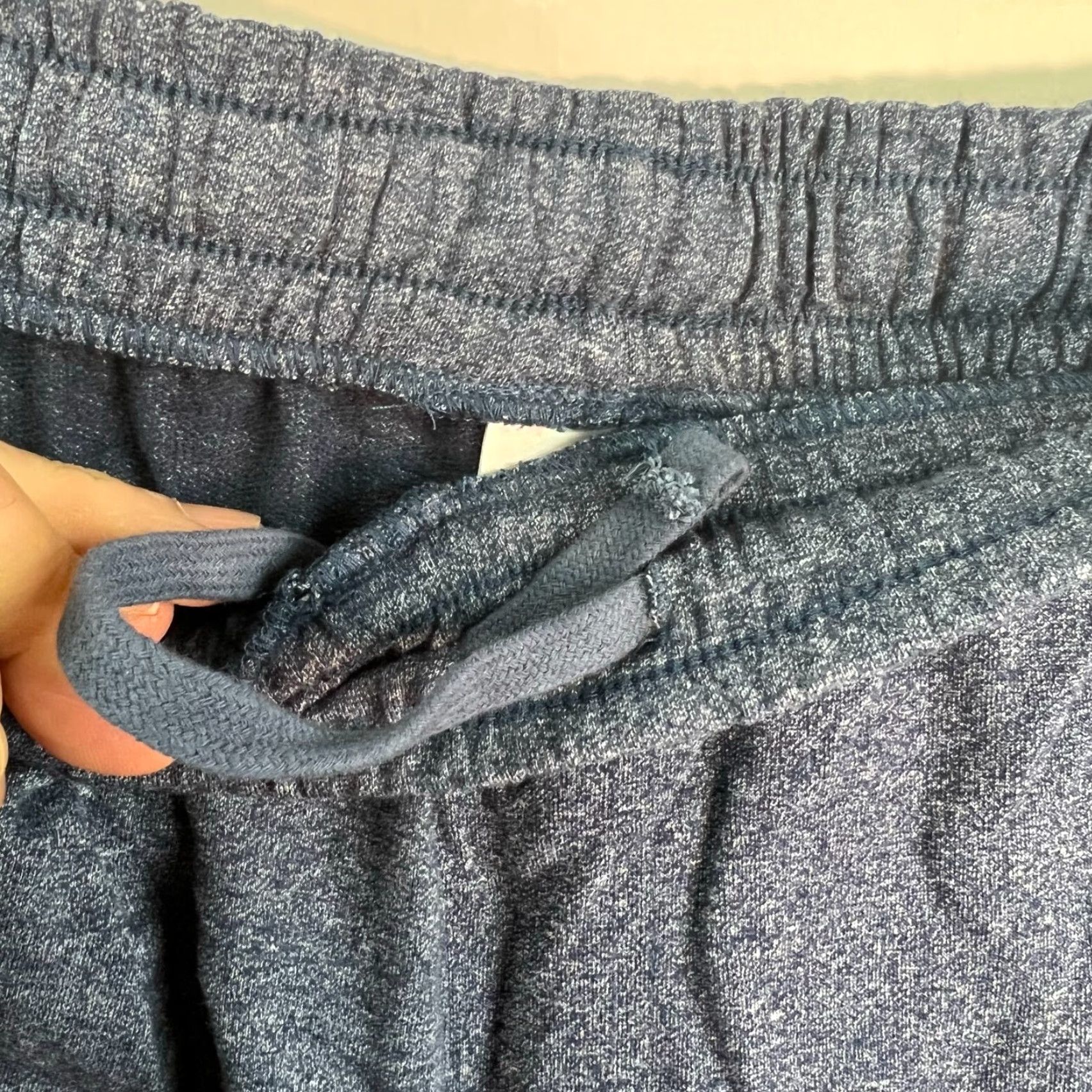 Starter Starter Men's Athletic Shorts Size L Blue Heather Cotton Blend Stretch Drawstring Pockets Size US 33 - 4 Thumbnail