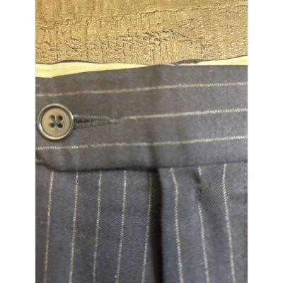 Coppley Designer Men's Pinstripe 2-pc Suit Coppley Navy Business For Size 38R - 10 Thumbnail