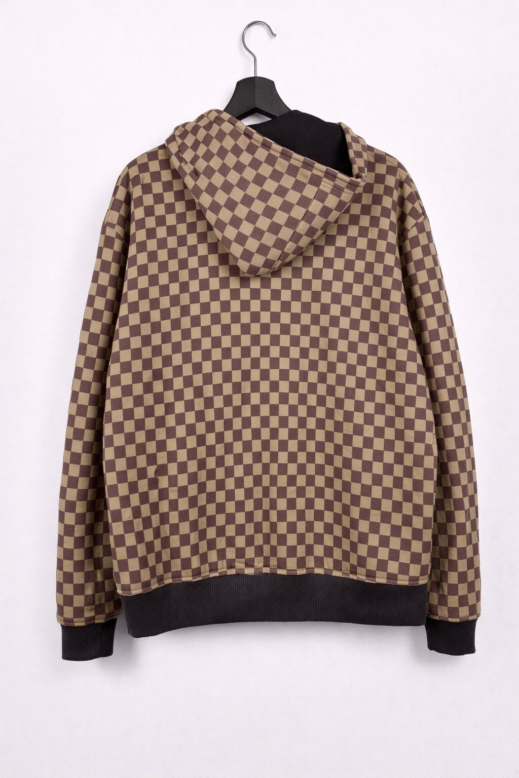 Imperious Imperious Checkered Zip Hoodie | Brown & Tan Pattern Size US XXL / EU 58 / 5 - 2 Thumbnail