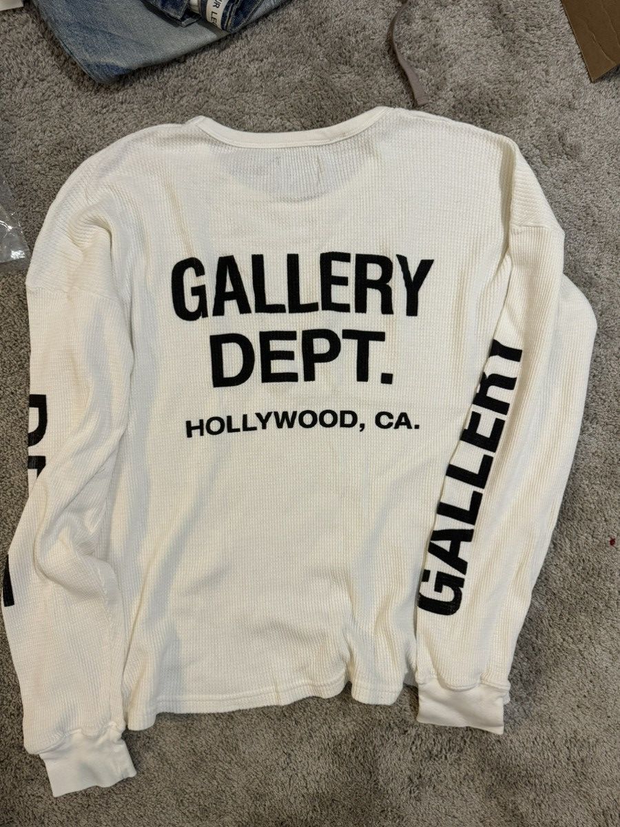image of Gallery Dept Thermal L/s in White, Men's (Size Medium)