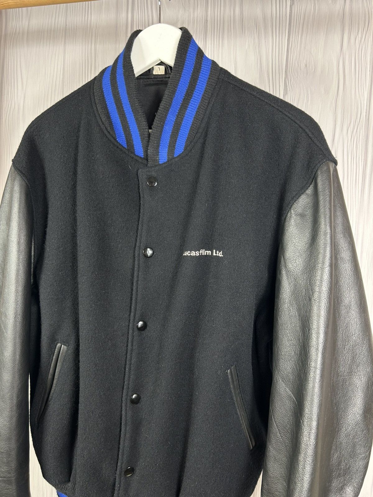 Star Wars Very Rare Lucasfilm Ltd Company THX Letterman Crew Jacket L Size US L / EU 52-54 / 3 - 4 Thumbnail