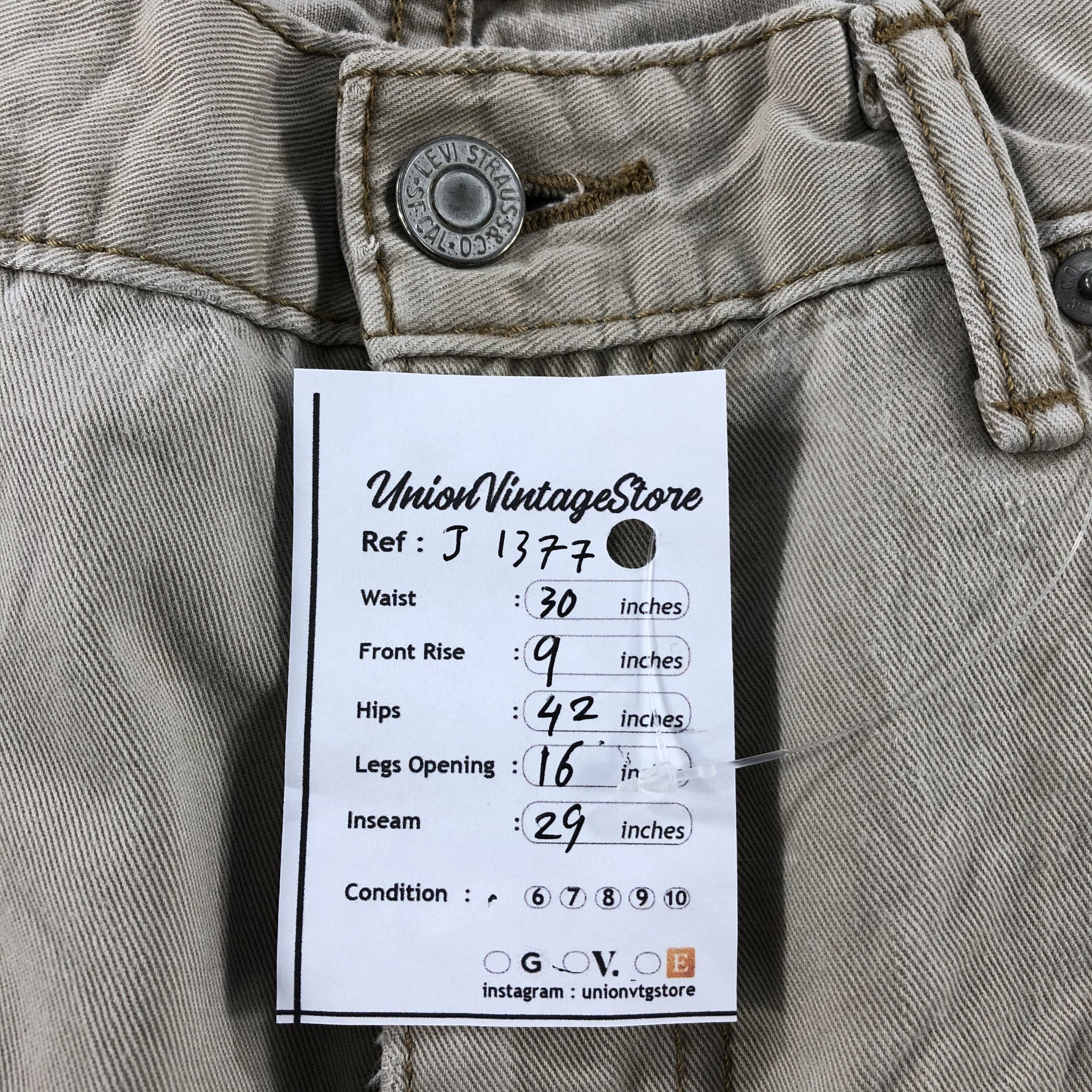 Levi's Vintage Levis 514 Jeans- J1377 Size US 32 / EU 48 - 14 Thumbnail