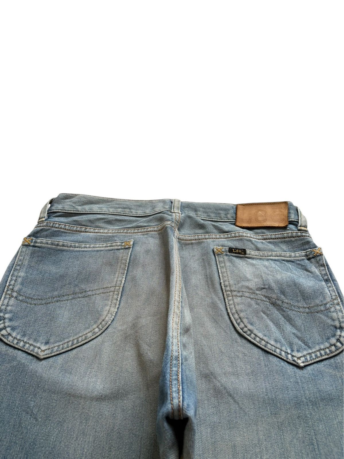 Lee Vintage Lee Selvedge Mud Wash Distress Baggy Jeans Size US 31 - 8 Thumbnail