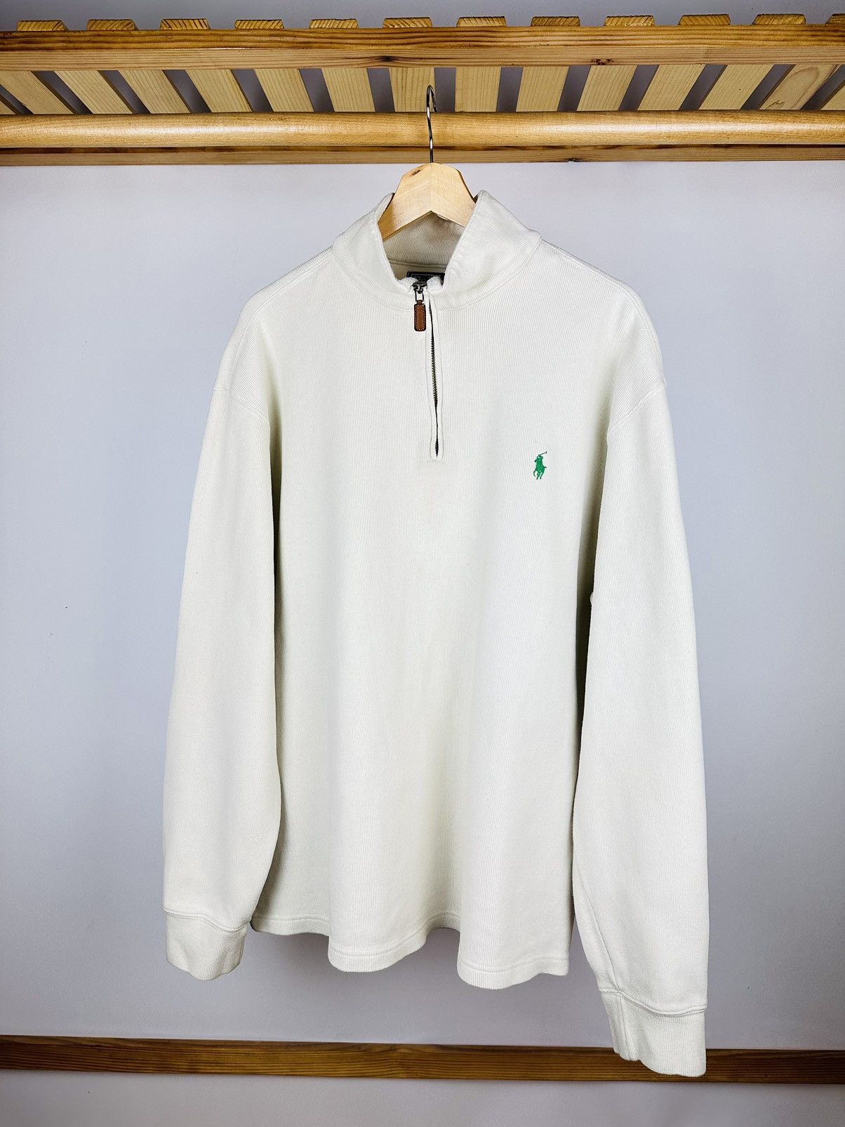 Polo Ralph Lauren Vintage Polo Ralph Lauren 1/4 Zip Sweater Old Money Size US XL / EU 56 / 4 - 1 Thumbnail