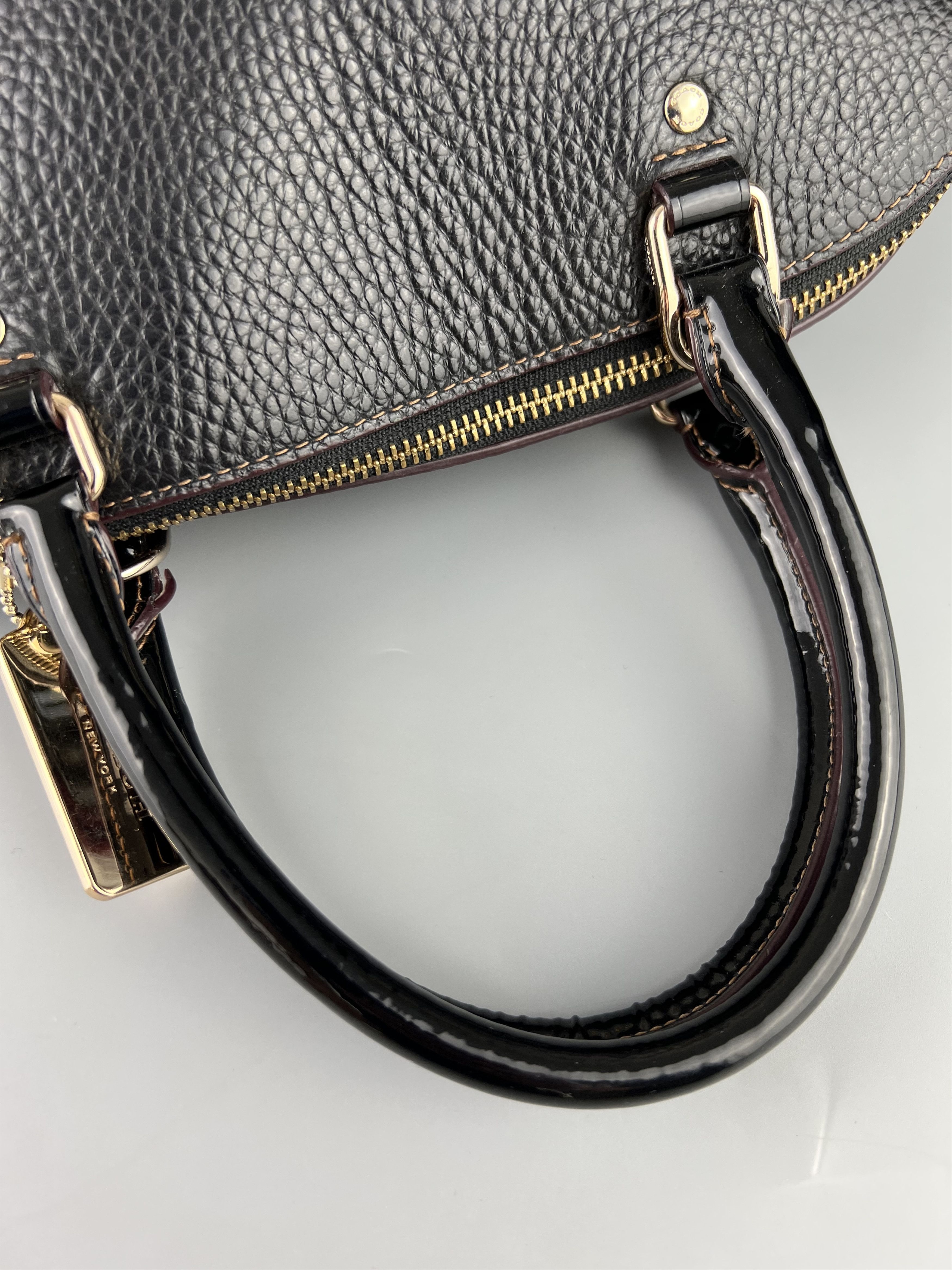 Coach × Leather Coach Brown Leather Handbag Size ONE SIZE - 6 Thumbnail