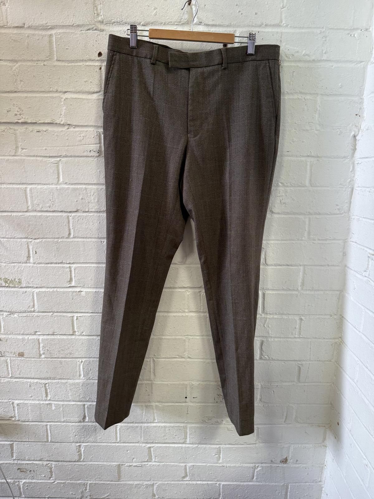 M.E. Sport M&S Slim Fit Men's Wool Blend Dress Pants 34" Waist Size 42R - 1 Thumbnail