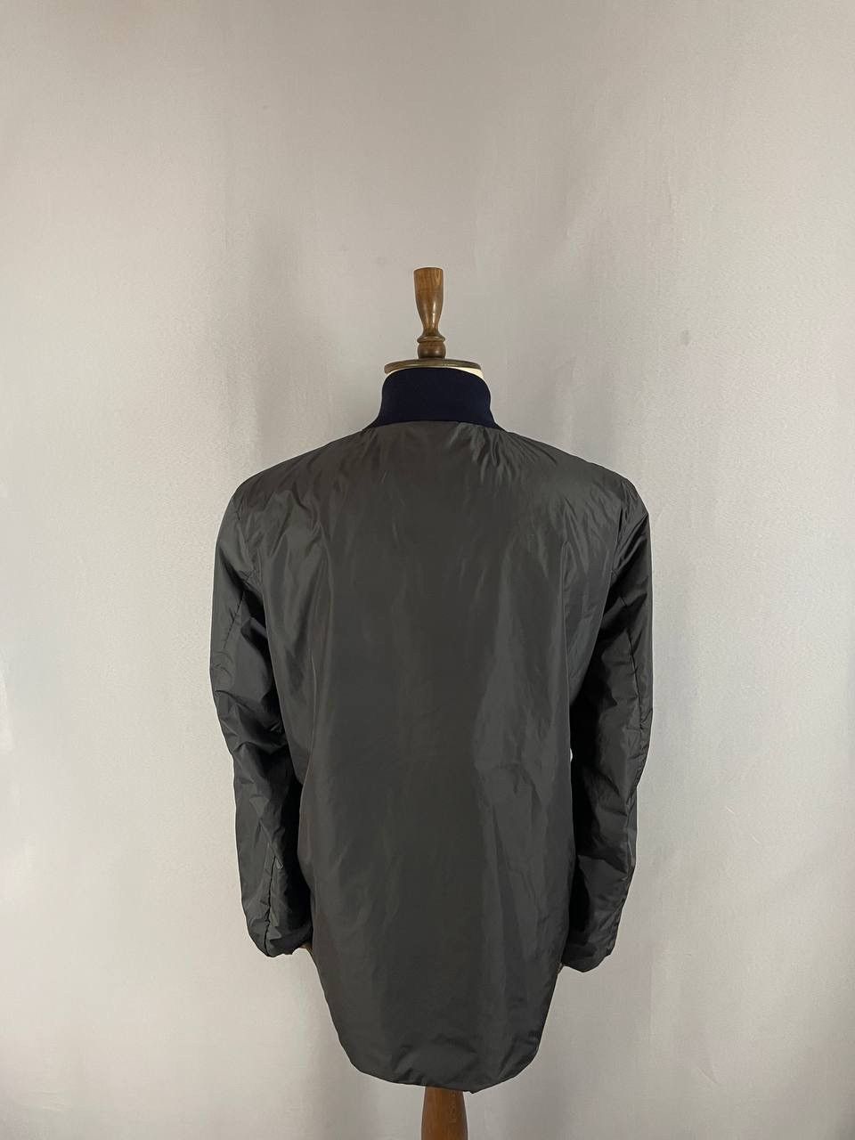 Prada Prada Nylon Jacket Zip Grey Trench Size US L / EU 52-54 / 3 - 9 Thumbnail