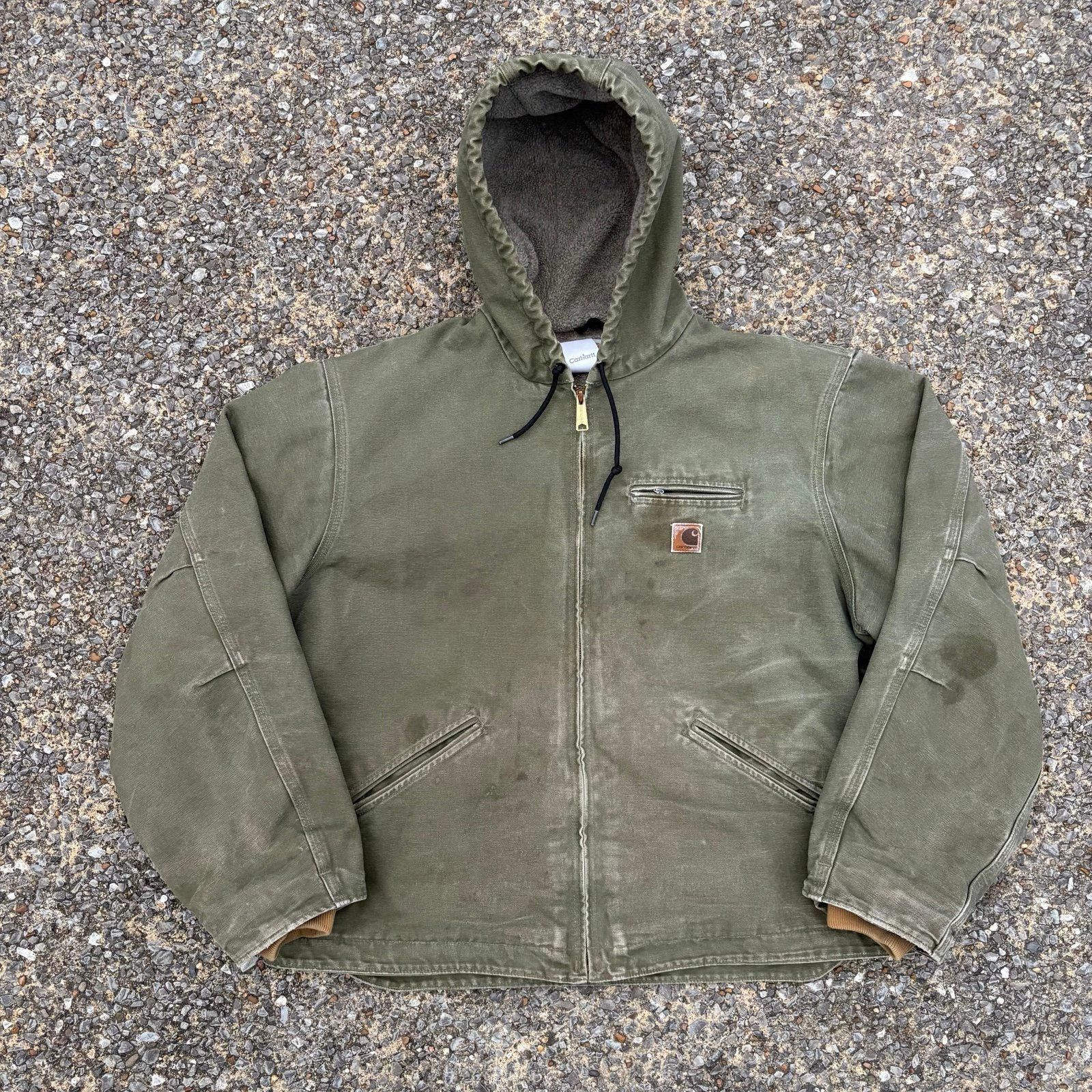 Carhartt Vintage Moss Green Carhartt jacket Size US XL / EU 56 / 4 - 9 Thumbnail