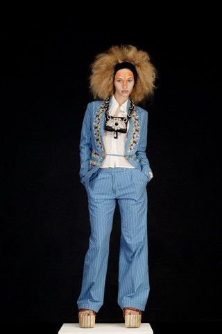 Walter Van Beirendonck Walter van Beirendonck SS06 runway embroidered folk blazer Size M / US 6-8 / IT 42-44 - 1 Thumbnail