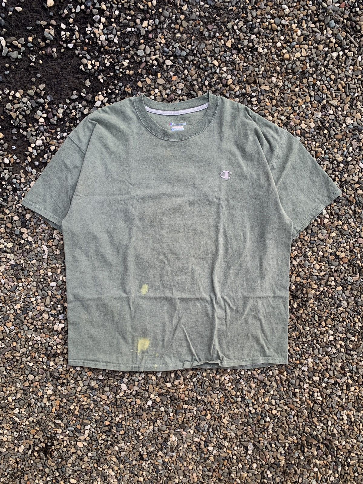 Champion Champion Sportswear Earth Green Heavyweight Blank T-Shirt Size US XXL / EU 58 / 5 - 1 Thumbnail