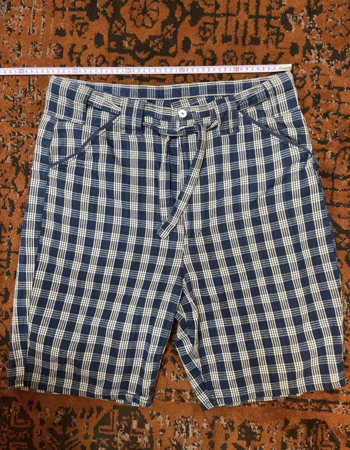 Porter Classic Classic Hawaiian Plaid Shorts