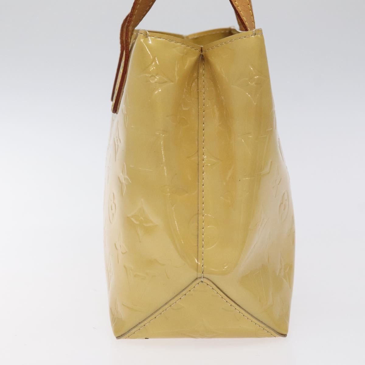 Louis Vuitton LOUIS VUITTON Monogram Vernis Reade PM Hand Bag Beige M91334 Size ONE SIZE - 4 Thumbnail