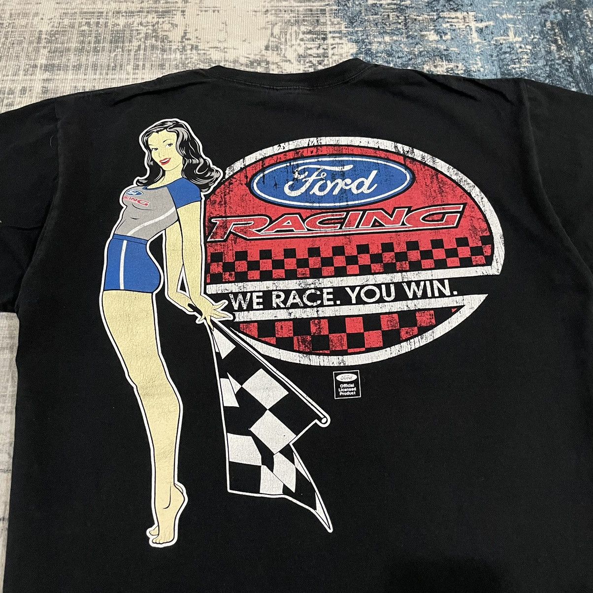 Ford Vintage Ford Script Oval Racing Size US XL / EU 56 / 4 - 6 Thumbnail