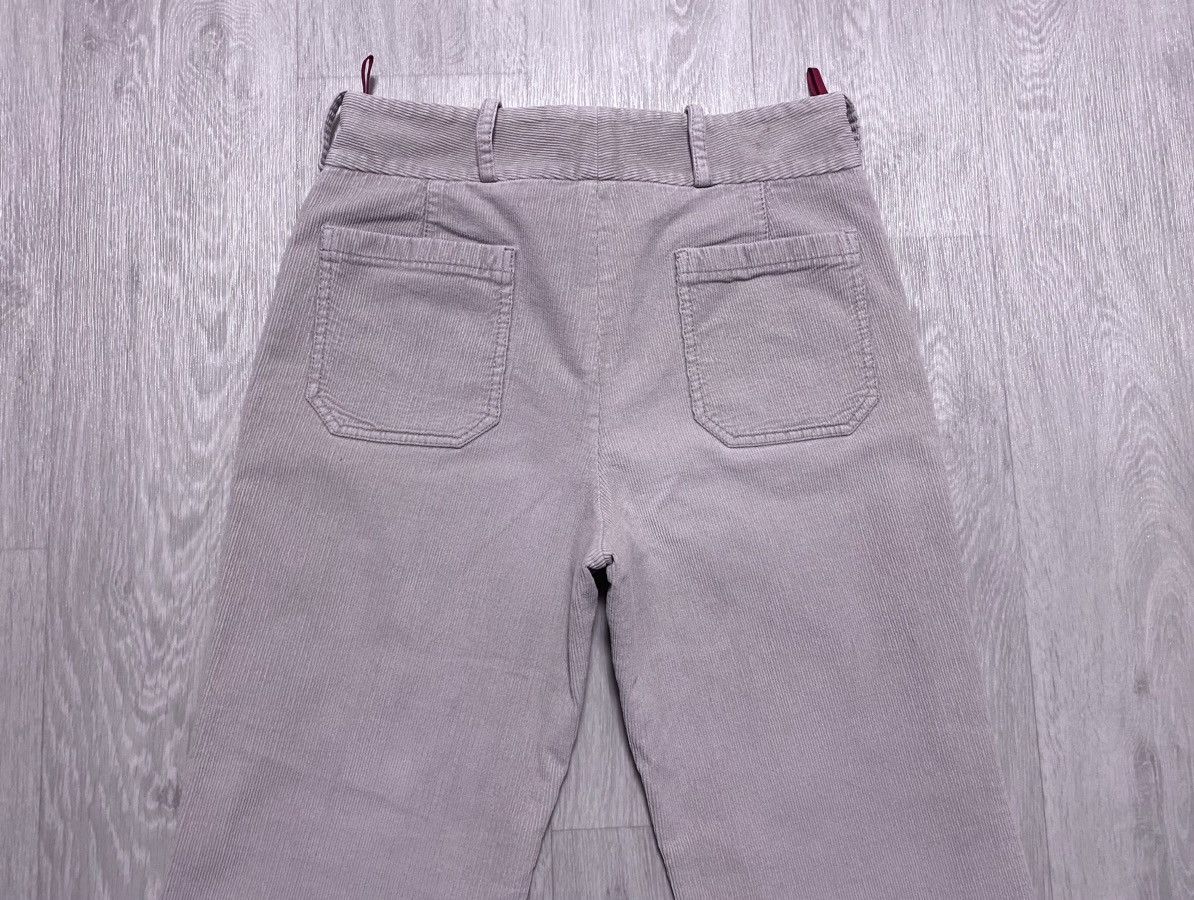 Prada Prada Linea Rossa Red Tab Beige Flared Corduroy Pant Trouser Size US 30 / EU 46 - 5 Thumbnail
