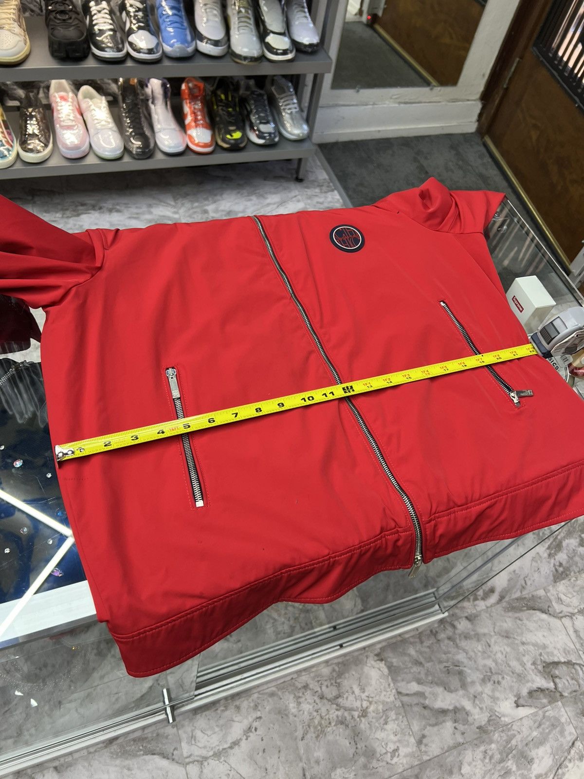 Carolina Herrera Carolina Herrera Red Zip Jacket Size US L / EU 52-54 / 3 - 18 Thumbnail