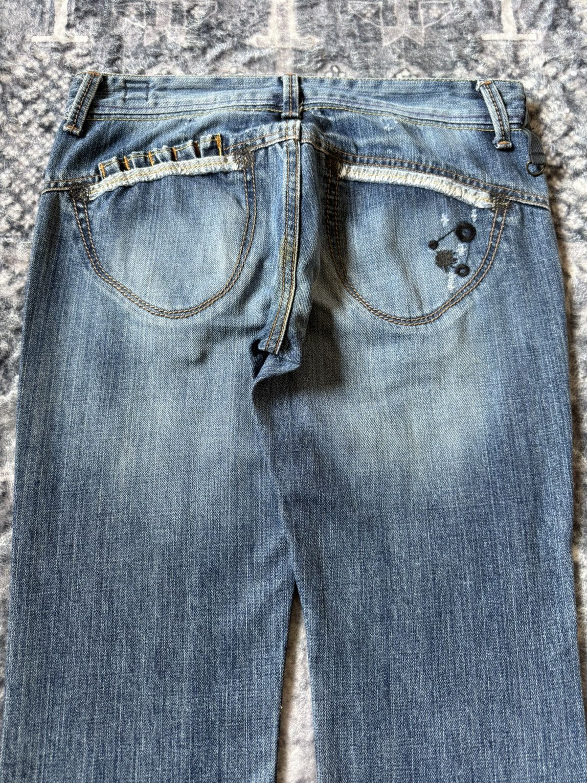 Hysteric Glamour × Japanese Brand Bartack Japan Asymmetrical Revolver Gun Pocket Jeans Size US 28 / EU 44 - 17 Thumbnail
