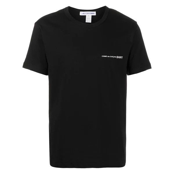 Comme des Garcons Short Sleeve Black CDG 1986 ete logo print