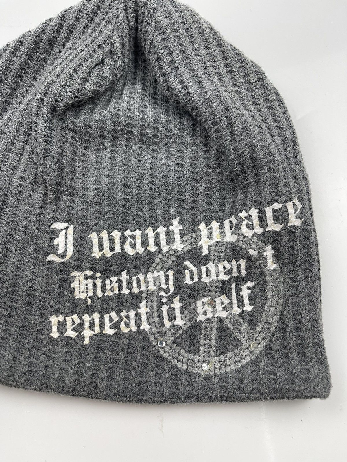 Seditionaries peace beanie hat tc22 Size ONE SIZE - 3 Thumbnail