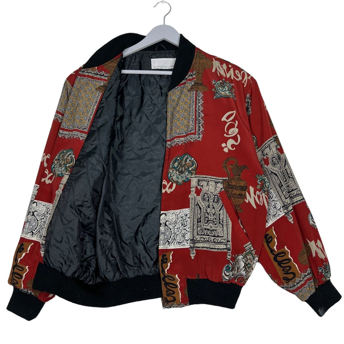 Japanese Brand 🔥 VINTAGE JAPANESE AKIYA BAROQUE BOMBER JACKET RARE DESIGN Size US M / EU 48-50 / 2 - 10 Thumbnail