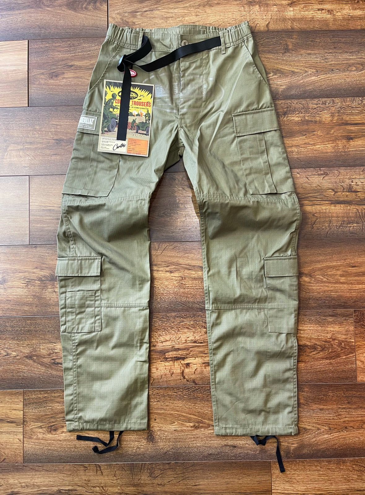 Corteiz Corteiz Guerrillaz Cargo Pants Tonal Khaki Combat Trousers Size US 32 / EU 48 - 2 Thumbnail