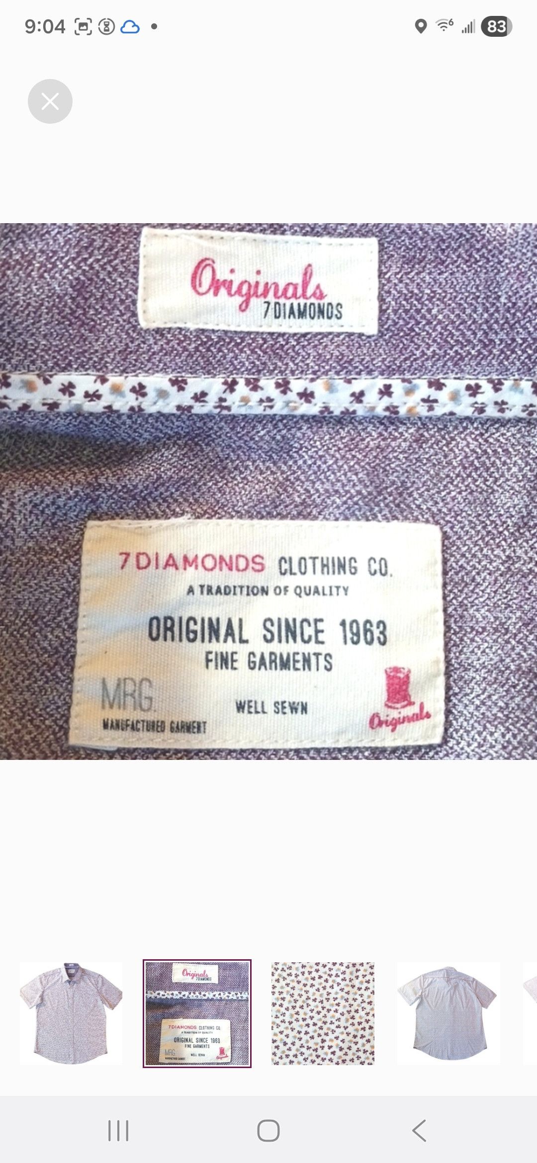 7Diamonds 7 Diamonds Shirt-Casual Size US L / EU 52-54 / 3 - 2 Thumbnail