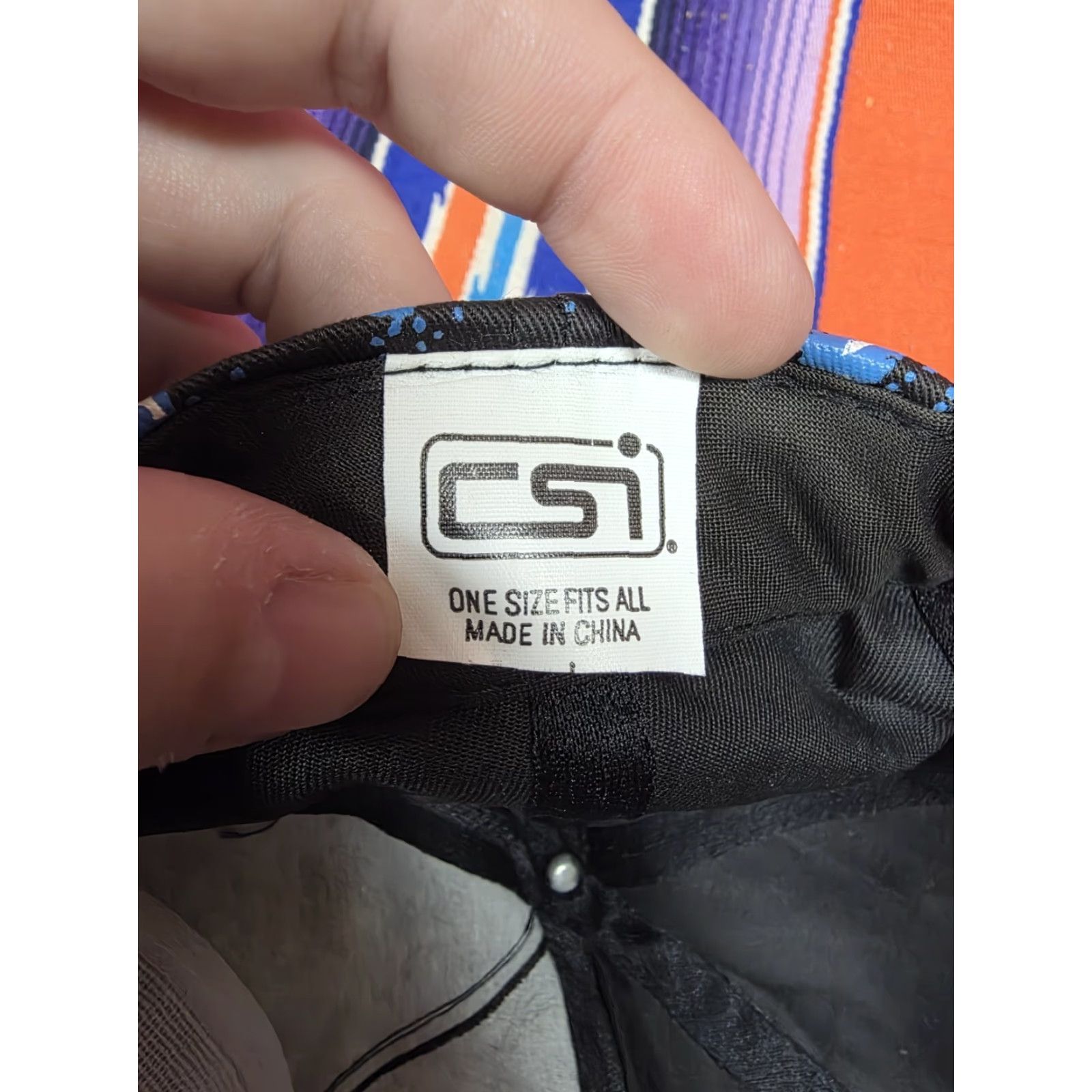Vintage VINTAGE CSI American Thunder Snapback Hat Men One Size Black Eagle Patch Feel The Wind 90s Biker Motorcycle Graphic Print Adjustable Lightweight Size ONE SIZE - 8 Thumbnail