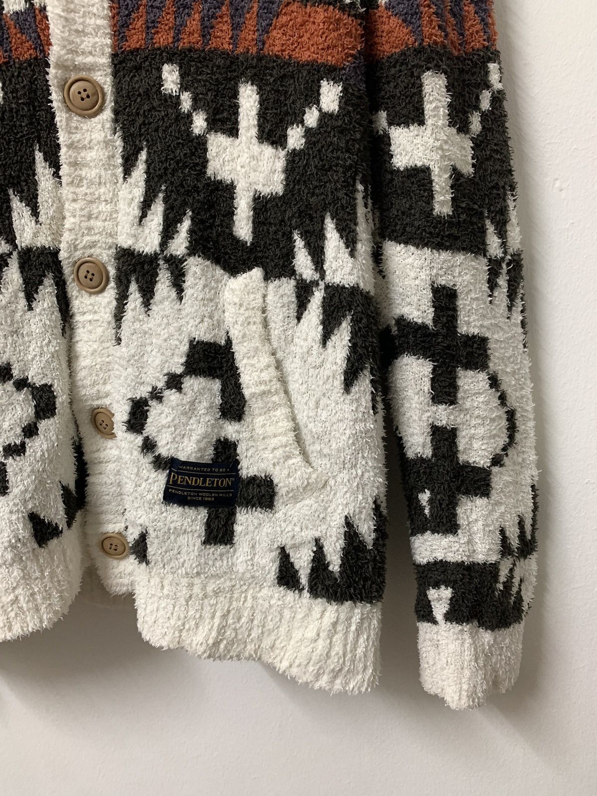 Japanese Brand × Pendleton Pendelton wool cardigan Size US L / EU 52-54 / 3 - 6 Thumbnail