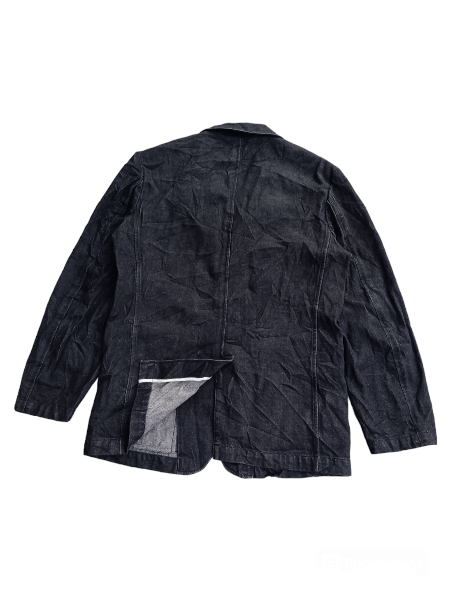 Japanese Brand Vintage Jun men japanese denim blazer jacket Size US L / EU 52-54 / 3 - 8 Thumbnail