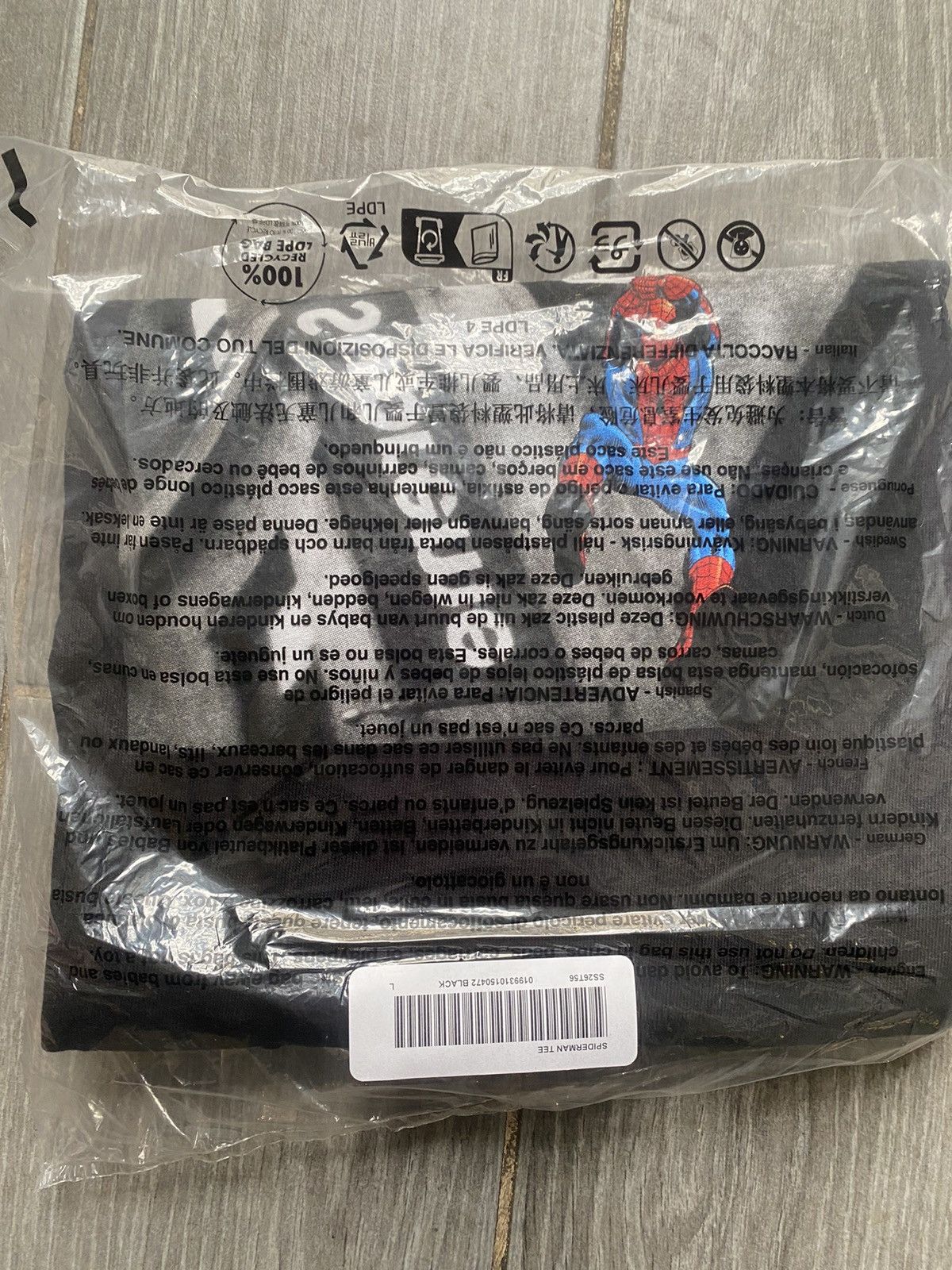Supreme Supreme Spider-Man Tee Large Size US L / EU 52-54 / 3 - 1 Thumbnail
