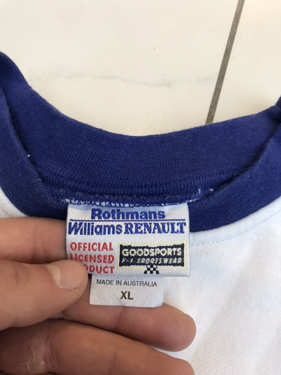 Porsche Design RARE Vintage 80s Rothmans Racing Sweatshirt Size US XL / EU 56 / 4 - 7 Thumbnail