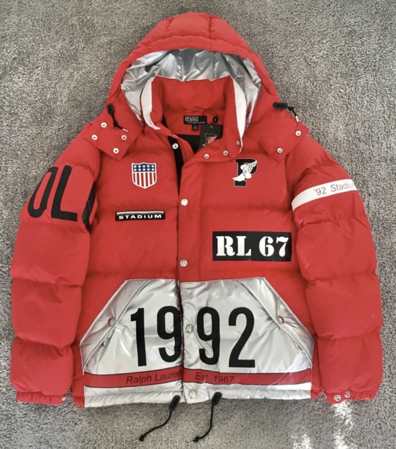 Polo Ralph Lauren NWT Polo Ralph Lauren 1992 Stadium Pwing Jacket M Size US M / EU 48-50 / 2 - 1 Thumbnail