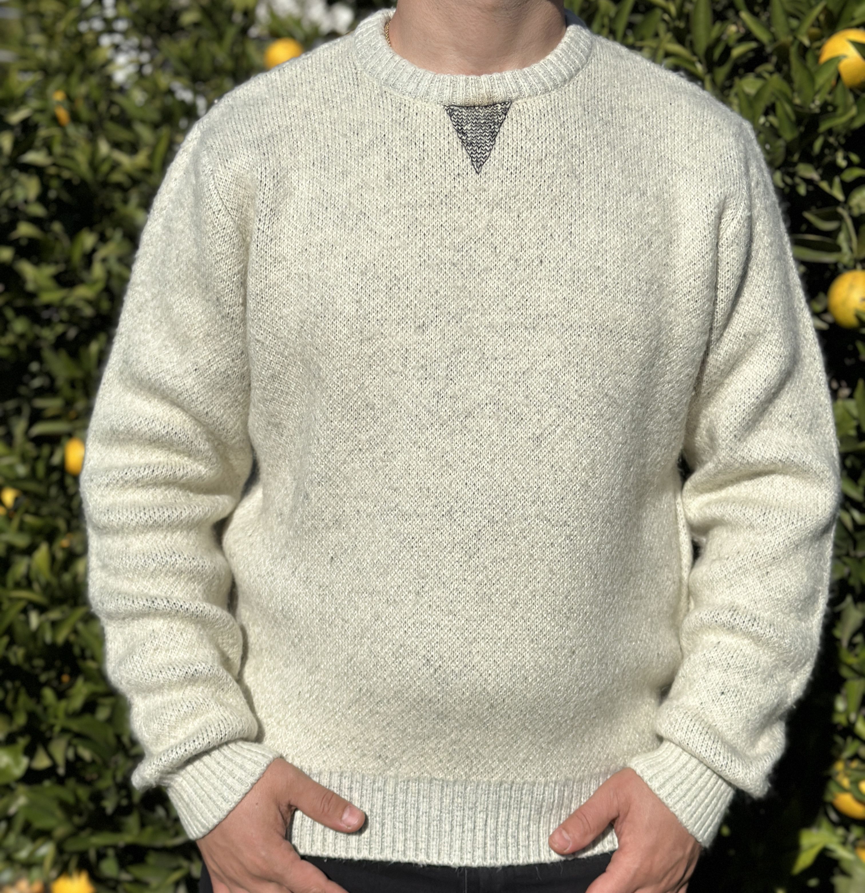 Archive Vintage Stussy 8 Ball Pullover Mohair Size XL