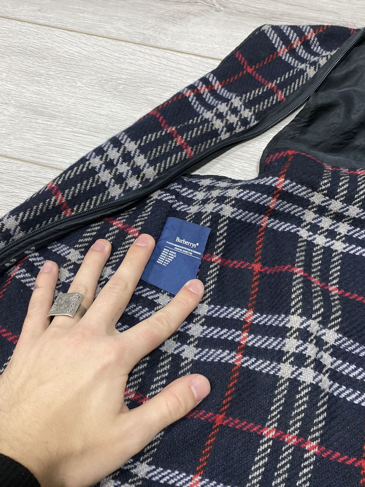 Burberry Burberry vintage trench jacket dark nova check blue Size US M / EU 48-50 / 2 - 13 Thumbnail