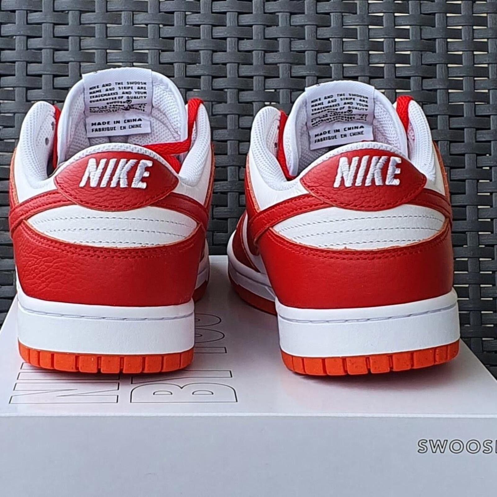 Nike Size 11.5 - Nike Dunk Low University Red / Orange Outsole Size US 11.5 / EU 44-45 - 6 Thumbnail