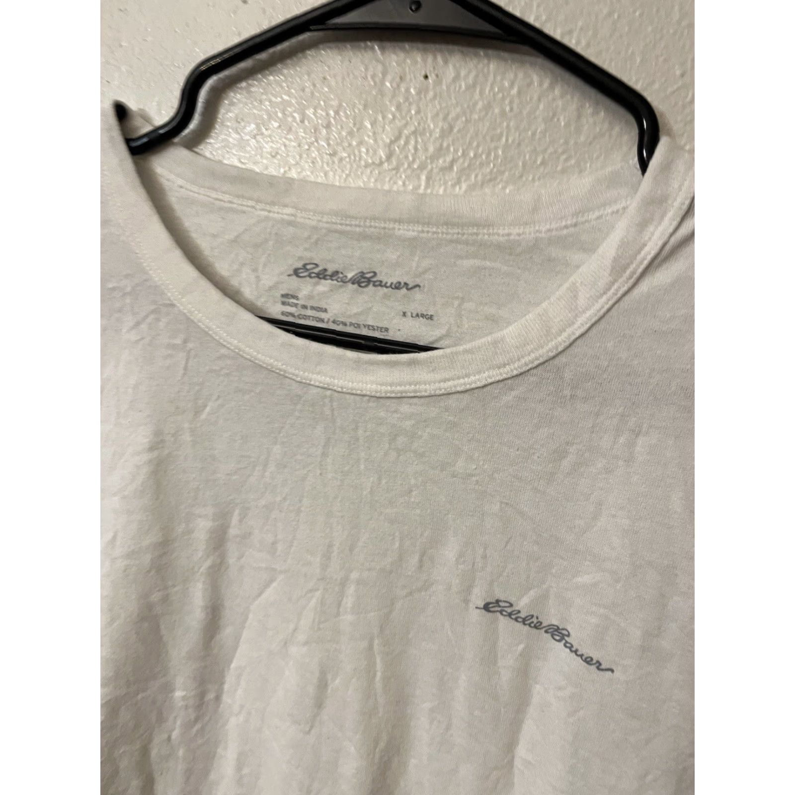 Eddie Bauer Eddie Bauer T-Shirt Men's XL Short Sleeve Crew Neck White Logo Outdoor Casual Size US XL / EU 56 / 4 - 3 Thumbnail