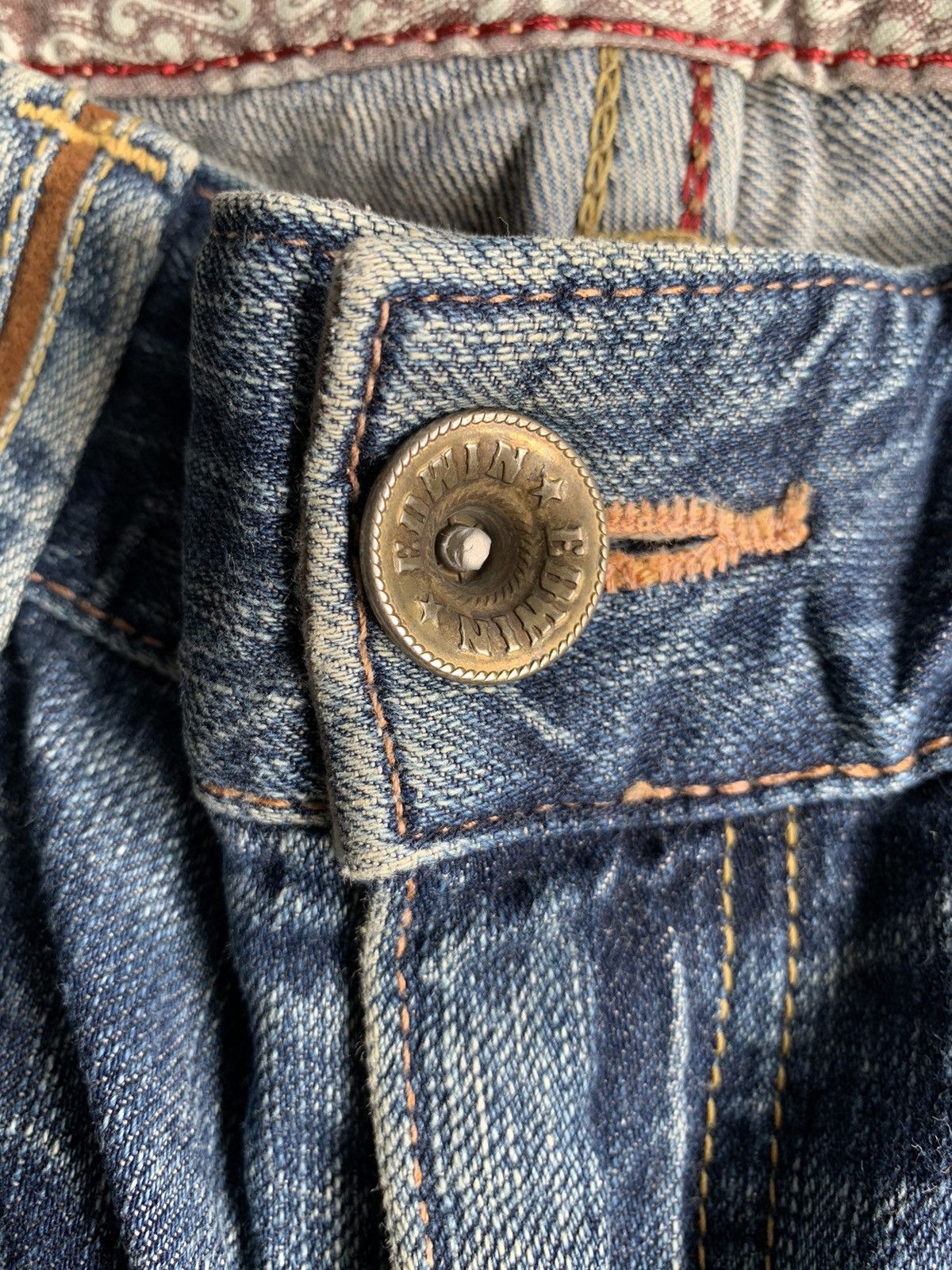 Edwin × If Six Was Nine EDWIN EXCLUSIVE XV NAVAJO STYLE FADED & RUSTY DENIM Size US 33 - 23 Thumbnail