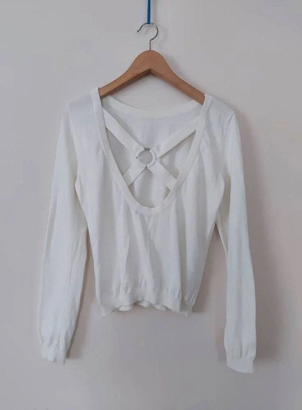 Moschino Moschino white jumper vintage M Size M / US 6-8 / IT 42-44 - 7 Thumbnail