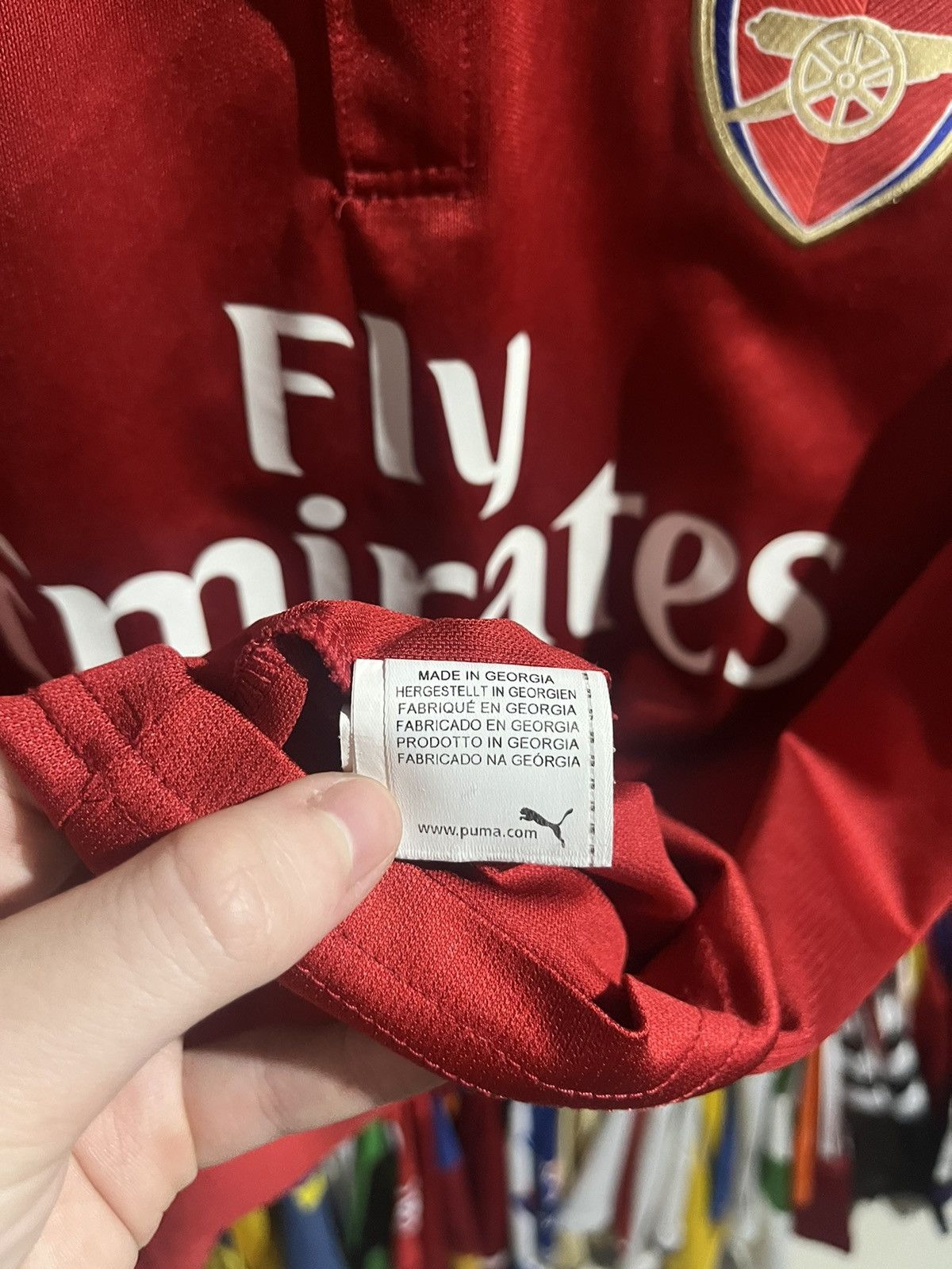 Puma Puma Arsenal FC 2017/18 Home Soccer Jersey Size US S / EU 44-46 / 1 - 12 Thumbnail