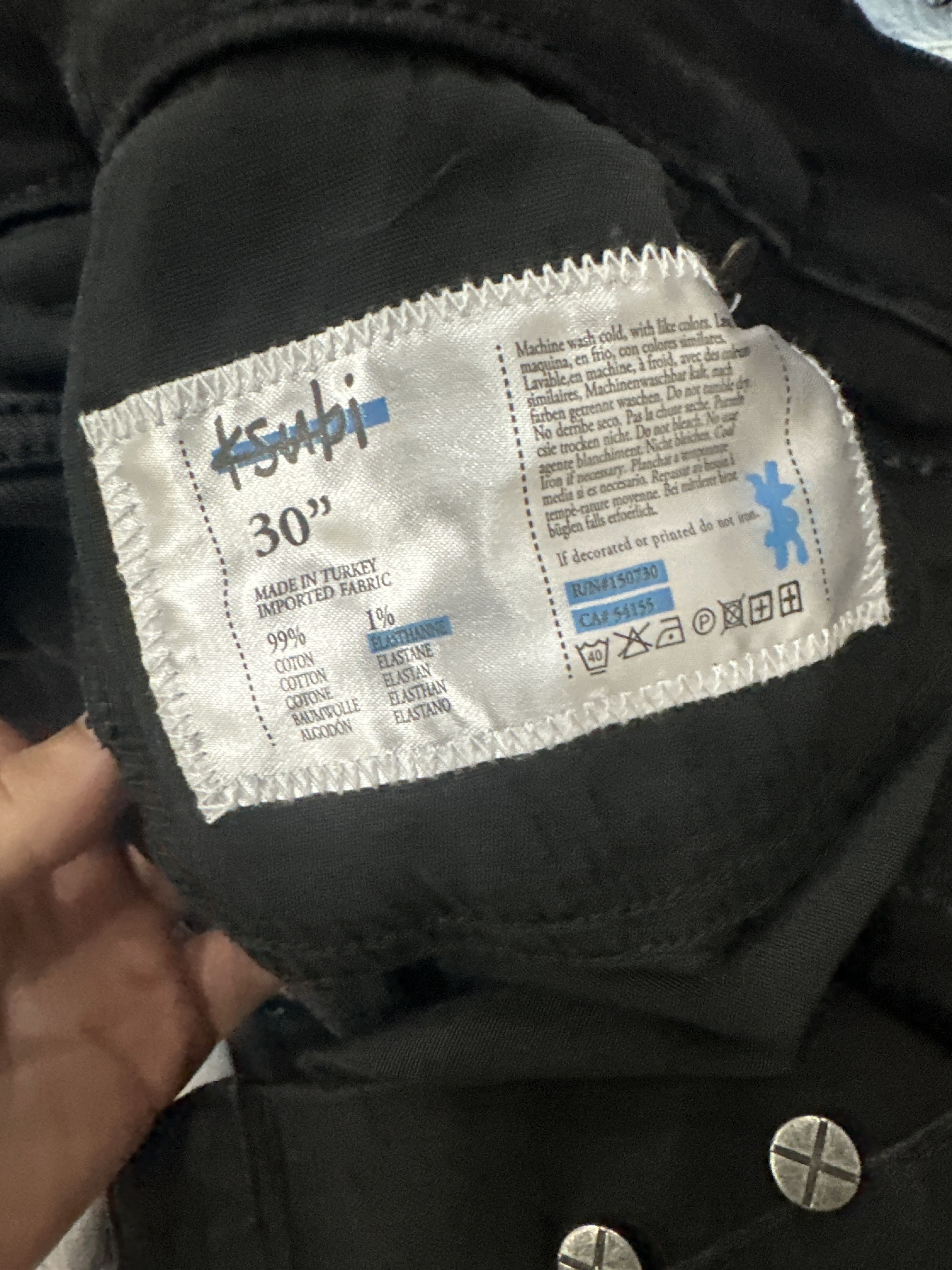 Ksubi Ksubi Never Worn Black Jean Size 30 Size US 30 / EU 46 - 9 Thumbnail