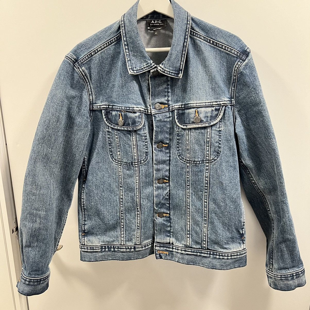 A.P.C. Like New APC mens denim jacket M Size US M / EU 48-50 / 2 - 1 Thumbnail