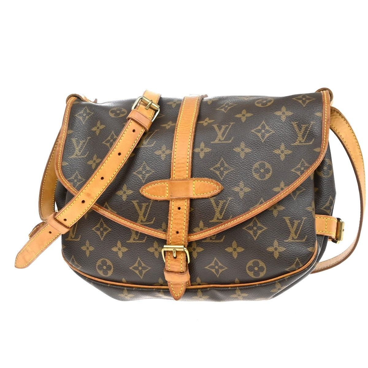 Louis Vuitton Louis Vuitton Saumur Handbag Monogram Canvas Size ONE SIZE - 1 Thumbnail