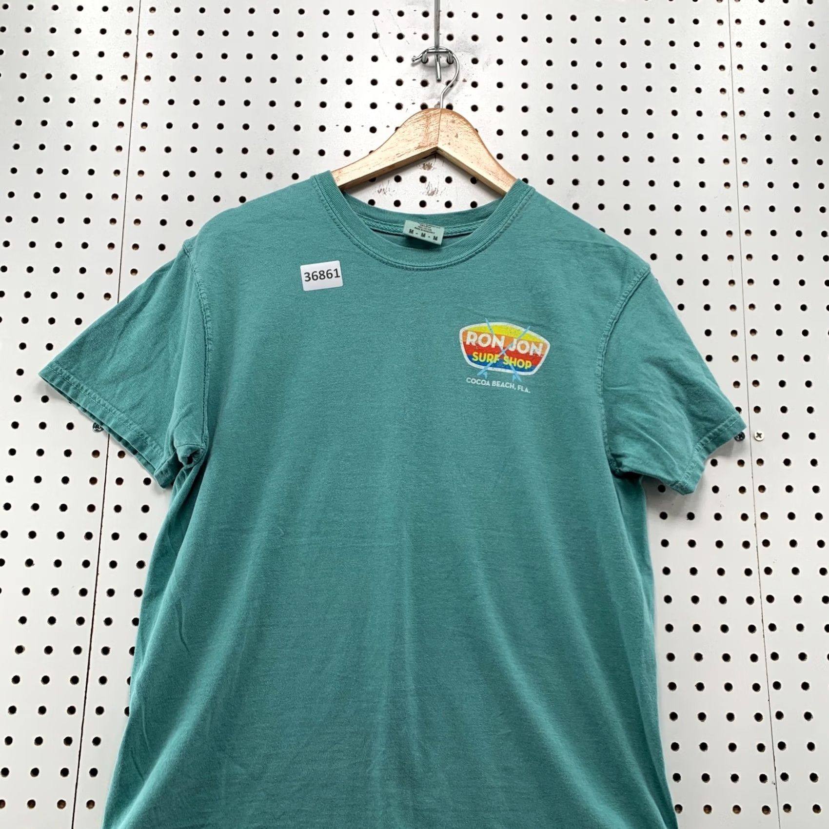Ron Jon Surf Shop Ron Jon Surf Shop Shirt Mens Medium Blue Cocoa Beach Florida 19x25.5 Size US M / EU 48-50 / 2 - 3 Thumbnail