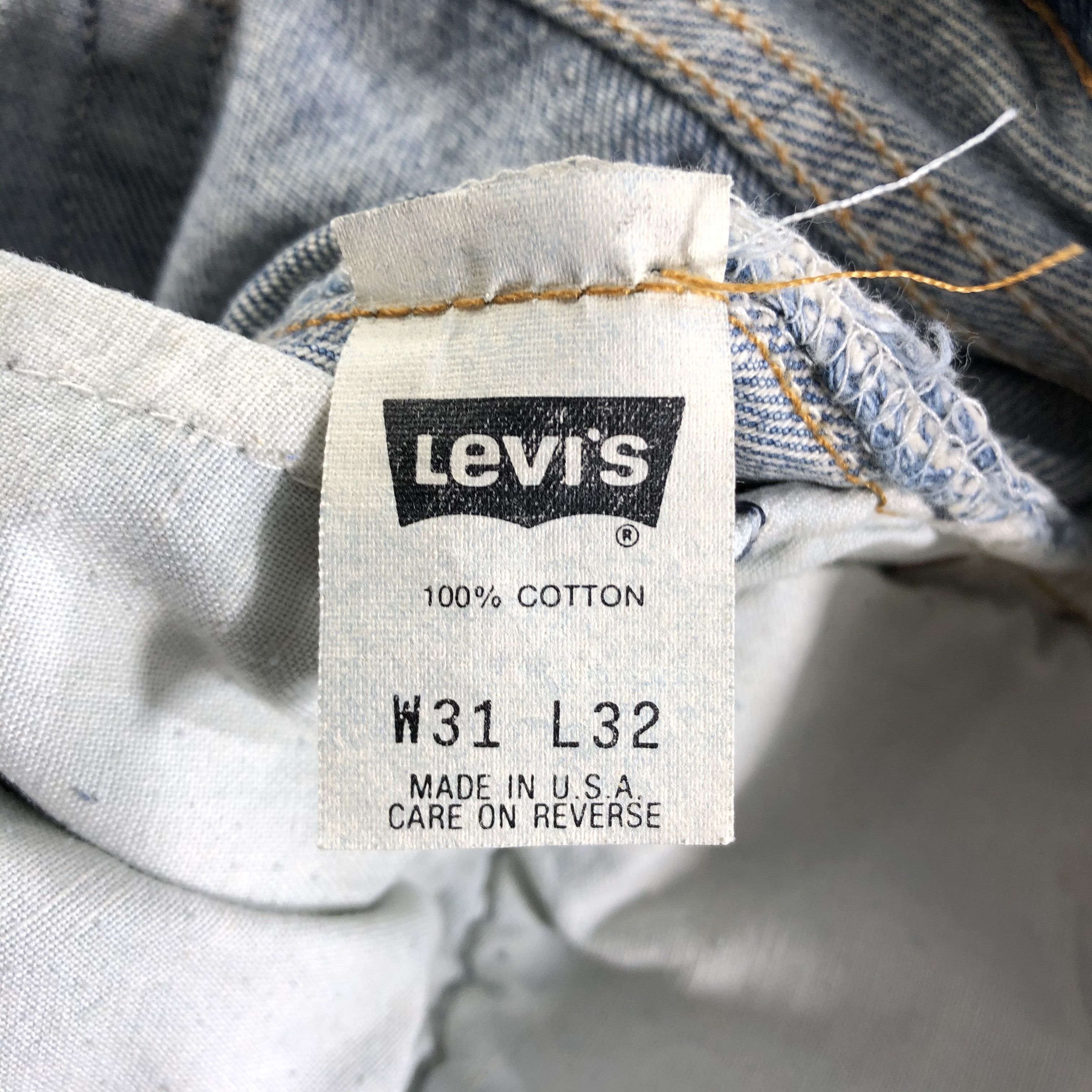 Levi's Vintage 90s Levis Jeans Medium Wash Denim KJ2902 Size US 31 - 9 Thumbnail