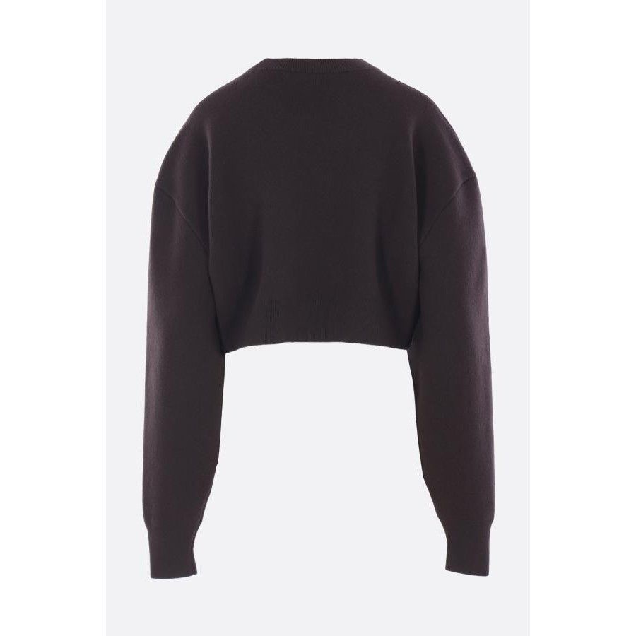 Tom Ford TOM FORD Brown Wool Cashmere Cropped Sweater New & Authentic Size XS / US 0-2 / IT 36-38 - 2 Thumbnail
