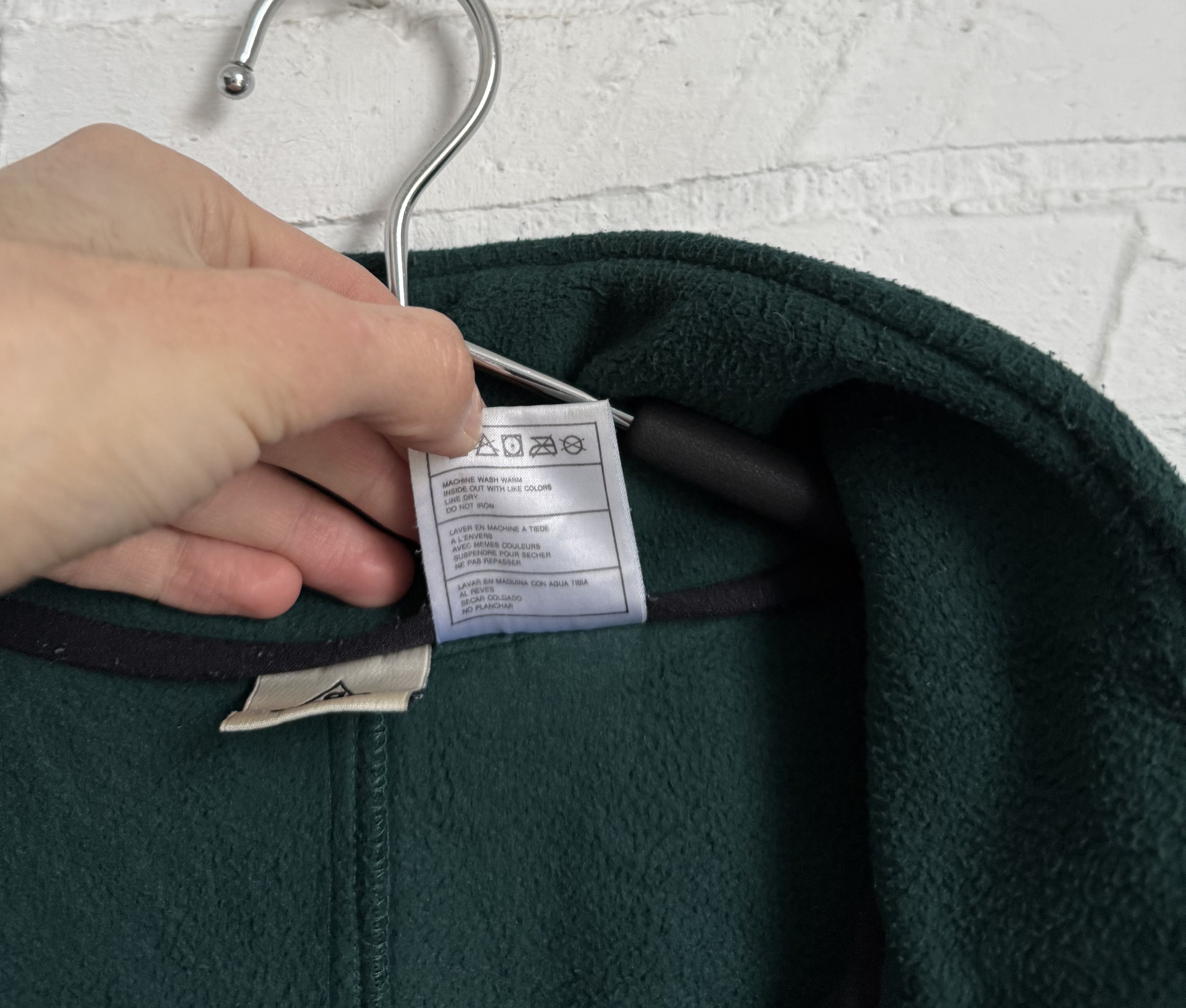 Nike ACG Vintage 90s Nike ACG Fleece jacket bottle green Size US L / EU 52-54 / 3 - 4 Thumbnail