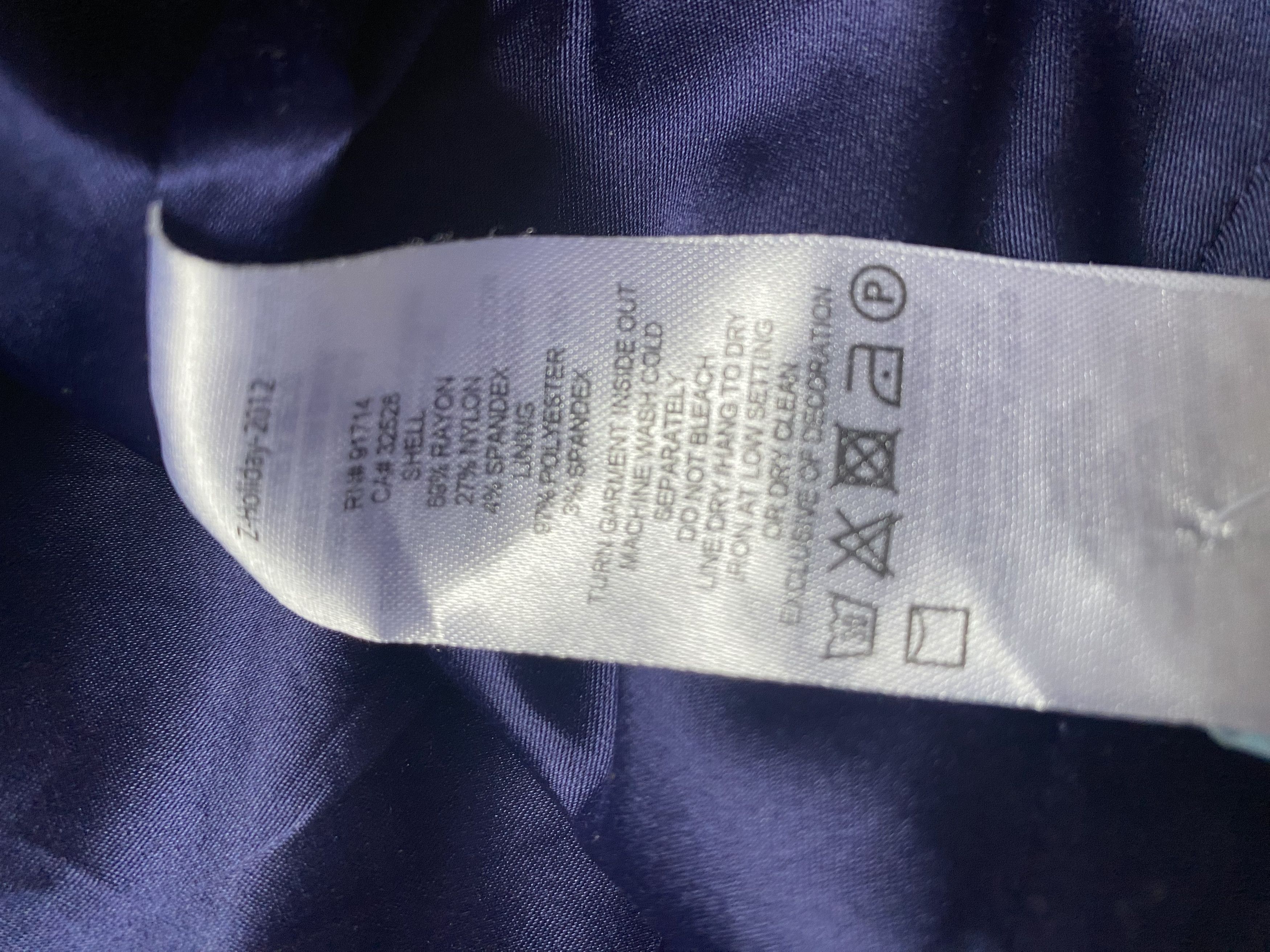 Armani × Armani Exchange × Giorgio Armani Armani Exchange Purple Skirt – Size 0 Size 25" / US 0 / IT 36 - 3 Thumbnail