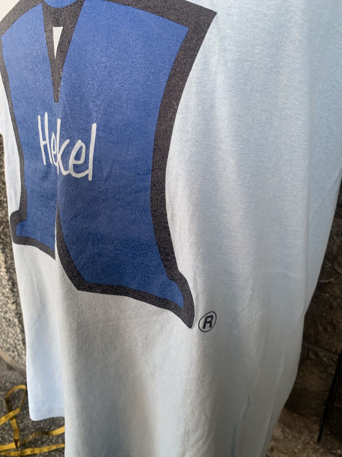 Vintage Vintage 90s Heckel Streetwear / Skate Surf T shirt Size US M / EU 48-50 / 2 - 4 Thumbnail